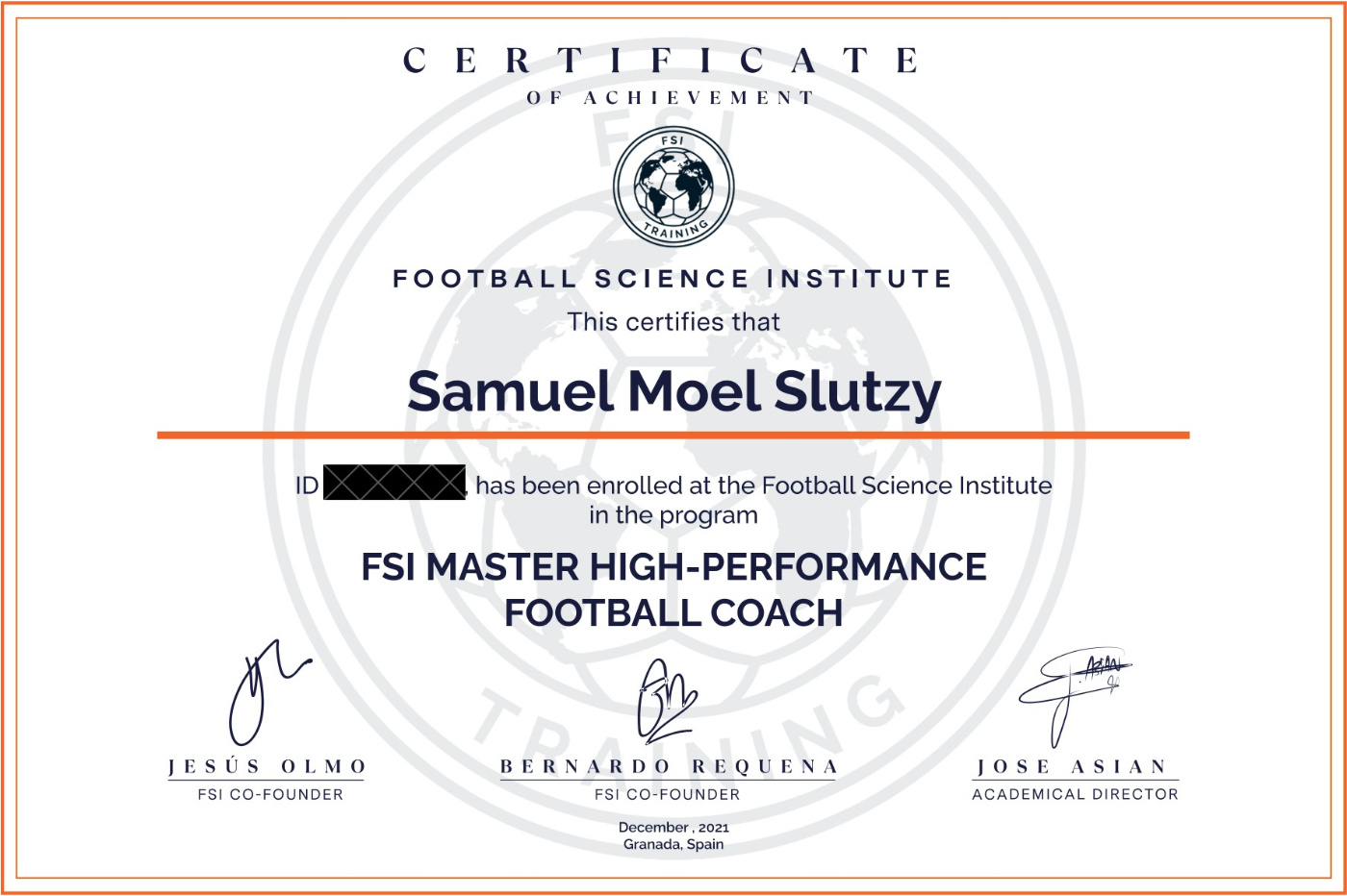 FSI Master Football Tactical Analyst